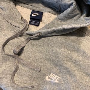 NIKE grey light weight sweatshirt hoodie Medium